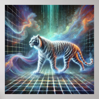 Mystiek Abstract Poster surrealistische kunst voor