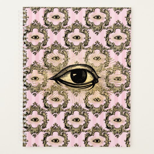 Mystiek alziend oog planner (Voorkant)