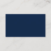 Mystiek Blauw Zilver Begroting QR Code RSVP Informatiekaartje (Achterkant)