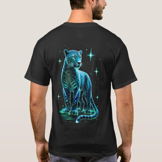 Mystiek Blue Energy Jaguar T-shirt (Achterkant)