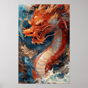 Mystiek Dragon Fantasy Poster