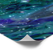 Mystiek dromerig Abstract bos Poster (Hoek)