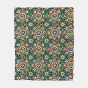 Mystiek Heilig Ontwerp - Spiritueel Mandala Patroo Fleece Deken