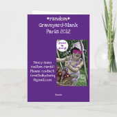 Mystiek kerkhof- Blank Kaart (Achterkant)