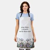 Mystiek konijn met paddenstoelen schort (Gedragen)