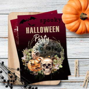 Mystiek Kostuum Feest Halloween Uitnodiging