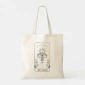 Mystiek Kwaad Oog Hemelse Tarot Holografisch Tote Bag (Achterkant)