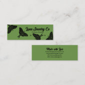 Mystiek Luna Moth Sieraden Stud Visitekaartje (Voorkant / Achterkant)