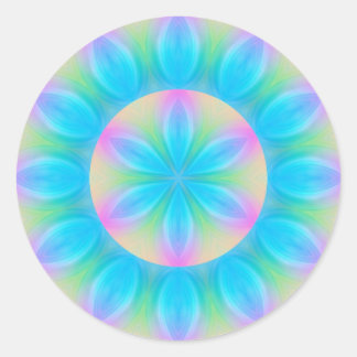 Mystiek mandala symbool ronde sticker