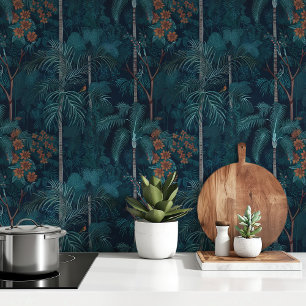 Mystiek Midnight Oerwoud Wallpaper Peel & Stick Behang