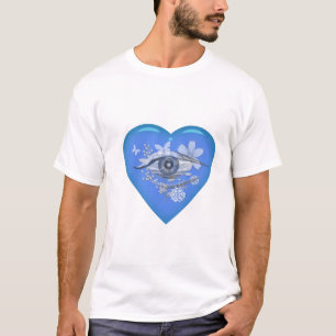 Mystiek Oog Bloemhart T-shirt