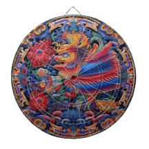Mystiek Oosters Totem Dartboard