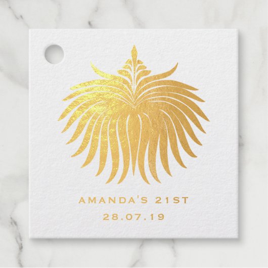 Mystiek Ornament Bedankjes Labels (Voorkant)