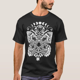 Mystiek Ornament Butterfly en Moons 1 T-shirt