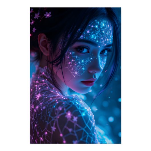 Mystiek over de schouder perfect poster (Voorkant)