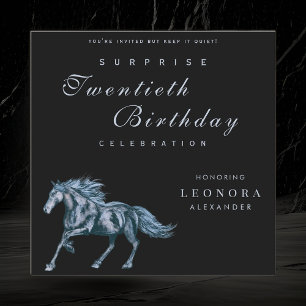 Mystiek Paard ELKE Verrassing Verjaardagsfeest Kaart