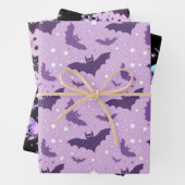 Mystiek Paarse Gotisch Inpakpapier Vel (In situ)