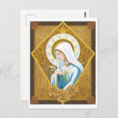 Mystiek Roos Briefkaart (Voorkant / Achterkant)