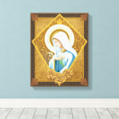 Mystiek Roos Canvas Afdruk (Insitu (Houten vloer))