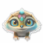 Mystiek schepselontwerp .1 sticker (Voorkant)