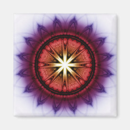 Mystiek symbolisch ornament magneet