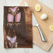 Mystiek van de Fluwelen Schaduwen Theedoek (Quarter Fold)