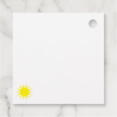 Mystiek verjaardagscadeau Label (Achterkant)