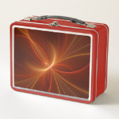 Mystieke Abstracte Fractal Art Moderne Warme Kleur (Voorkant)