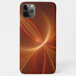 Mystieke Abstracte Fractal Art Moderne Warme Kleur iPhone 11 Pro Max Hoesje