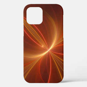 Mystieke Abstracte Fractal Art Moderne Warme Kleur iPhone 12 Pro Hoesje