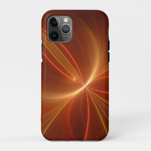 Mystieke Abstracte Fractal Art Moderne Warme Kleur iPhone 11 Pro Hoesje