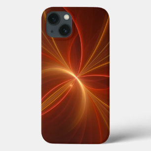 Mystieke Abstracte Fractal Art Moderne Warme Kleur iPhone 13 Hoesje