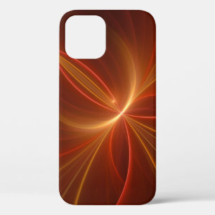 Mystieke Abstracte Fractal Art Moderne Warme Kleur iPhone 12 Pro Hoesje