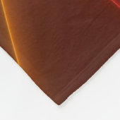 Mystieke Abstracte Fractal Art Moderne Warme Kleur Fleece Deken (Hoek)