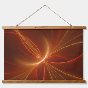 Mystieke Abstracte Fractal Art Moderne Warme Kleur Hangend Wandkleed