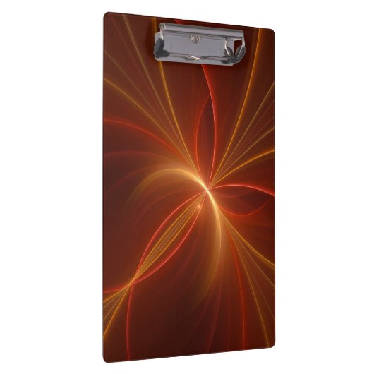 Mystieke Abstracte Fractal Art Moderne Warme Kleur Klembord (Rechts)