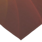 Mystieke Abstracte Fractal Art Moderne Warme Kleur Korte Tafelloper (Hoek)