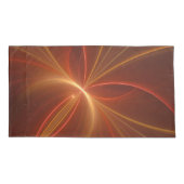 Mystieke Abstracte Fractal Art Moderne Warme Kleur Kussensloop (Achterkant)