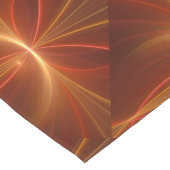 Mystieke Abstracte Fractal Art Moderne Warme Kleur Lange Tafelloper (Hoek)