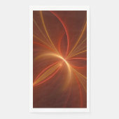 Mystieke Abstracte Fractal Art Moderne Warme Kleur Servet (Voorkant)