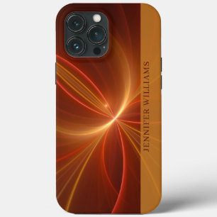 Mystieke Abstracte Fractal Moderne Warme Kleuren N iPhone 13 Pro Max Hoesje