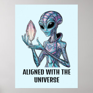 Mystieke Alien Poster