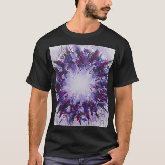 Mystieke baan-vortex van kleuren t-shirt