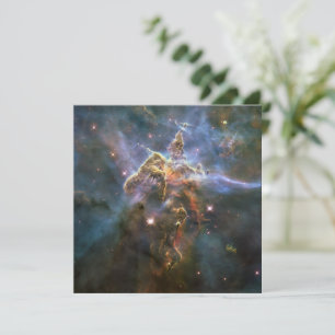 Mystieke Berg in Carina-nevel Hubble-ruimtetelesco Kaart