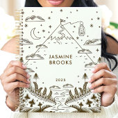 Mystieke Bergreis 2025 Aangepaste Naam Planner