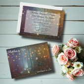 Mystieke Betoverde Bos Bruiloft Uitnodiging