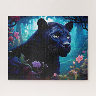 Mystieke Black Panther Natuur thema fantasy Legpuzzel