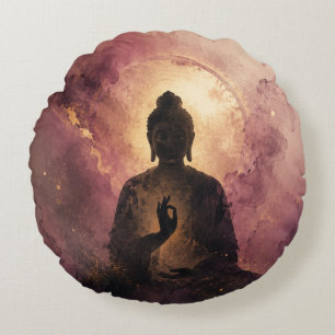 Mystieke Boeddha   Zen-meditatie Rond Kussen
