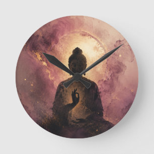 Mystieke Boeddha Zen-meditatie Ronde Klok
