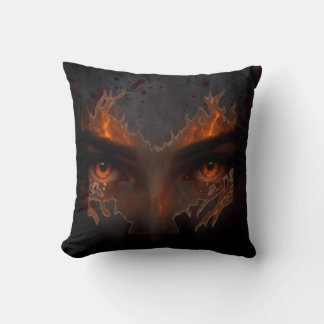 Mystieke Brandende Oog Donkere Fantasy Esthetische Kussen